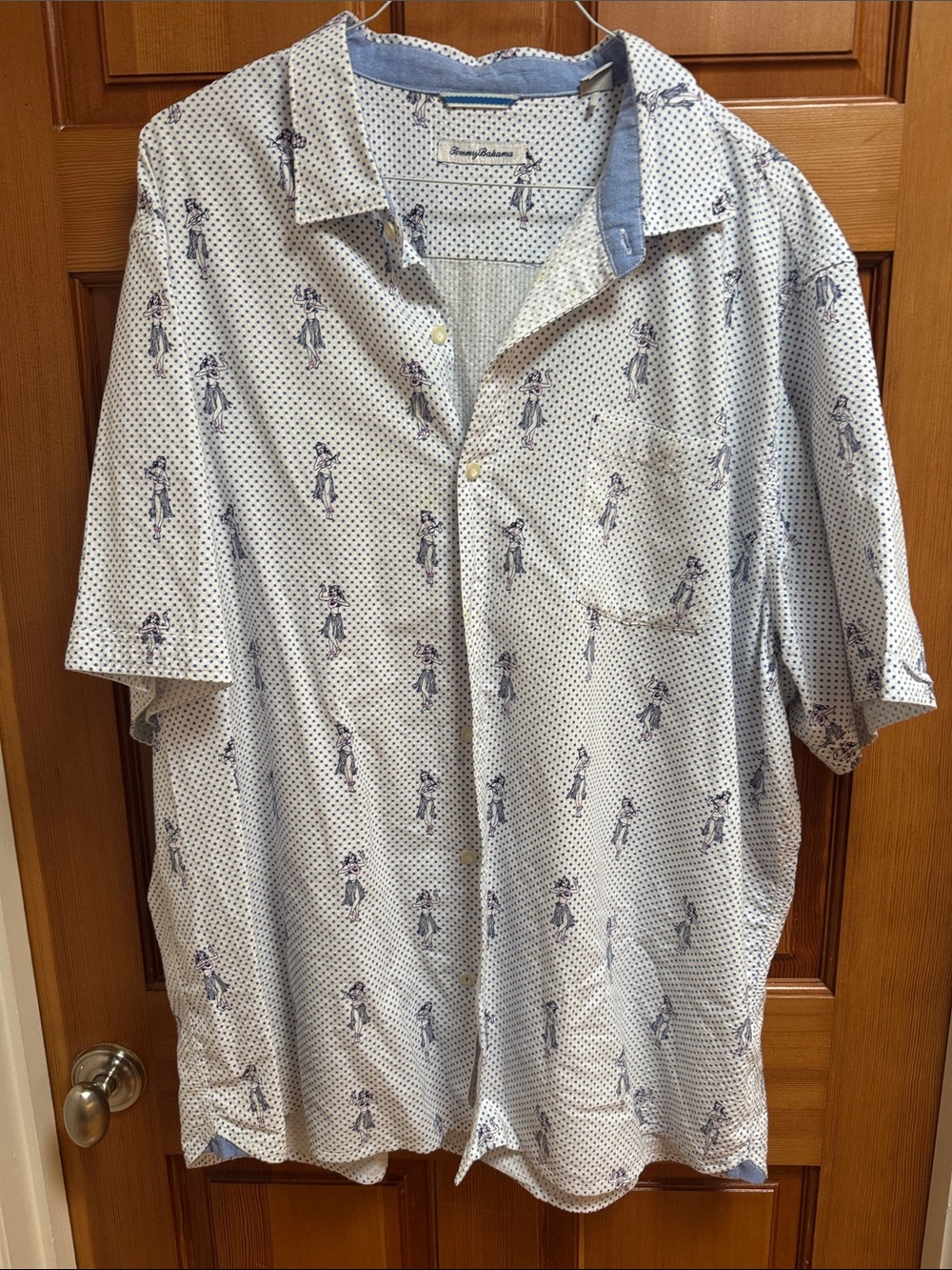 Tommy Bahama dot hula girl XXXL